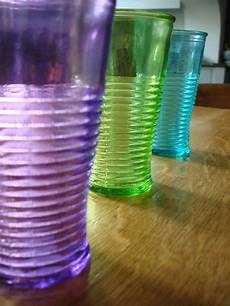 Coloured Glass Tumblers