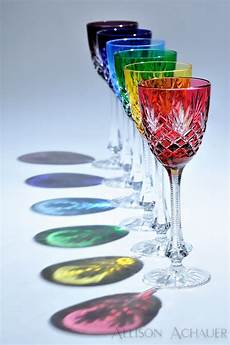 Coloured Wine Glasses