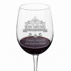 Etched Christmas Glasses