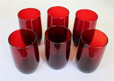 Red Drinking Glasses