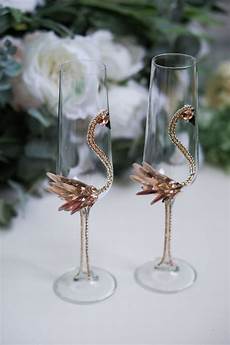 Flamingo Wine Glass
