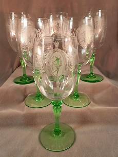Green Wine Glasses