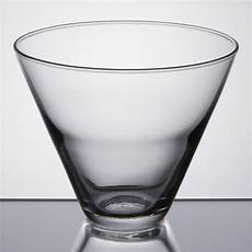 Stemless Martini Glasses